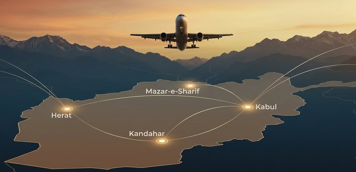 Afghanistan&rsquo;s airports connecting international and domestic routes